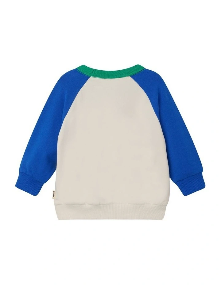 Soft Threads Pullover Sweat Top in Croc-Star image 2