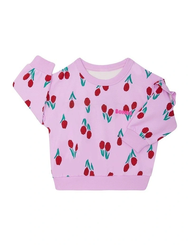 Baby Soft Threads Frill Pullover in Pink image 1