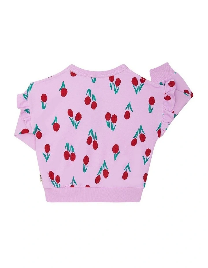 Baby Soft Threads Frill Pullover in Pink image 2