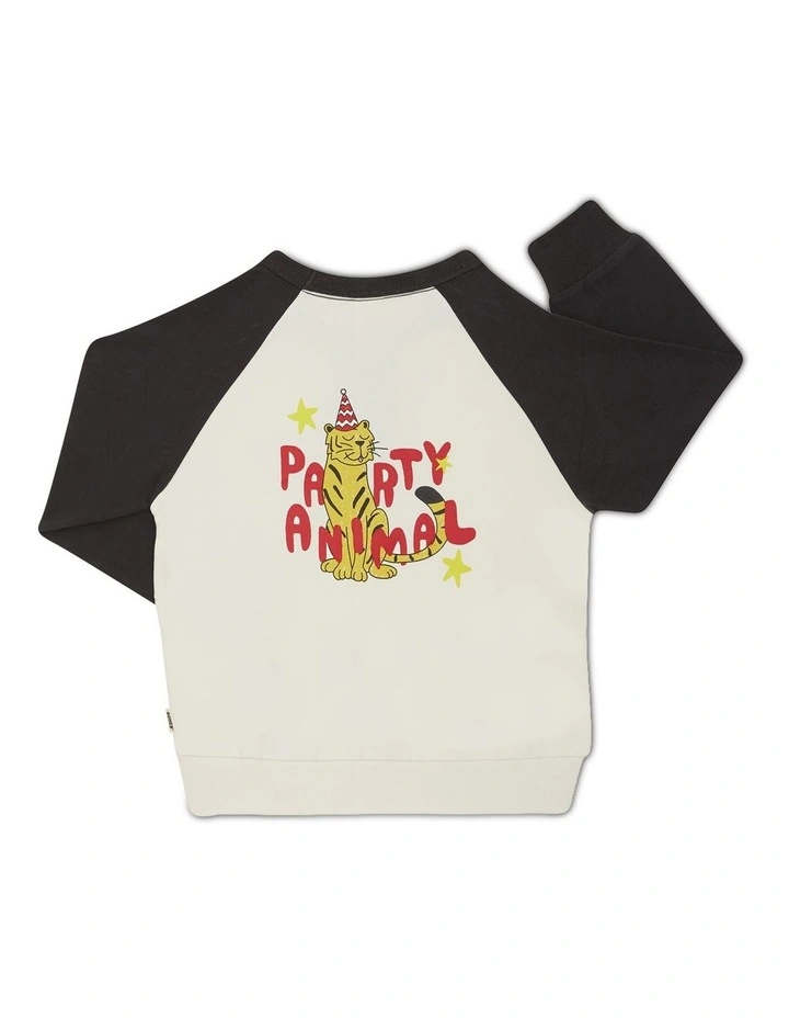 Kids Soft Threads Pullover in Grey image 2