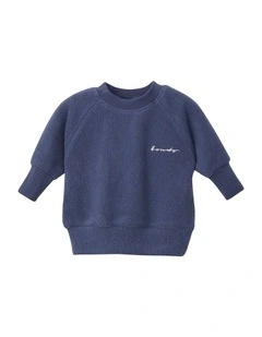 Wonderwarm Pullover Sweat Top in Blue