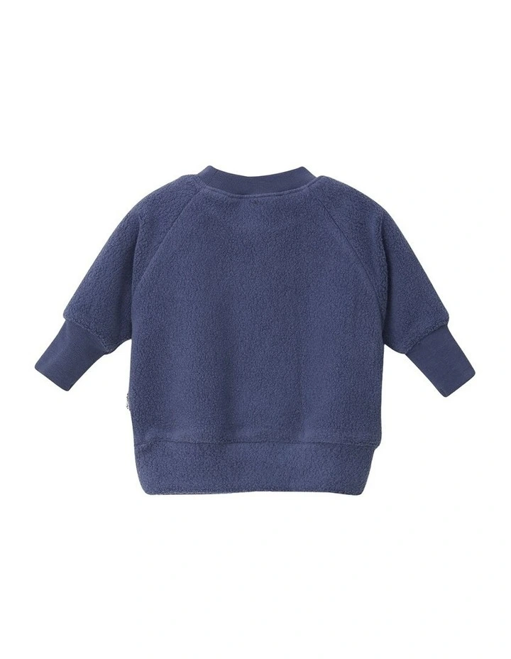 Wonderwarm Pullover Sweat Top in Blue image 2