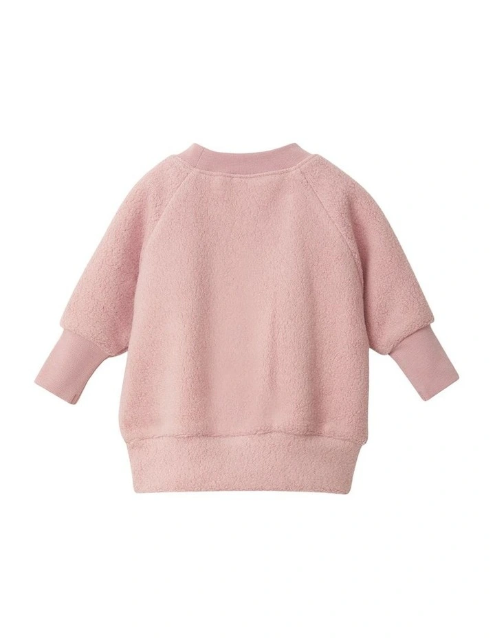 Wonderwarm Pullover Sweat Top in Pink image 2