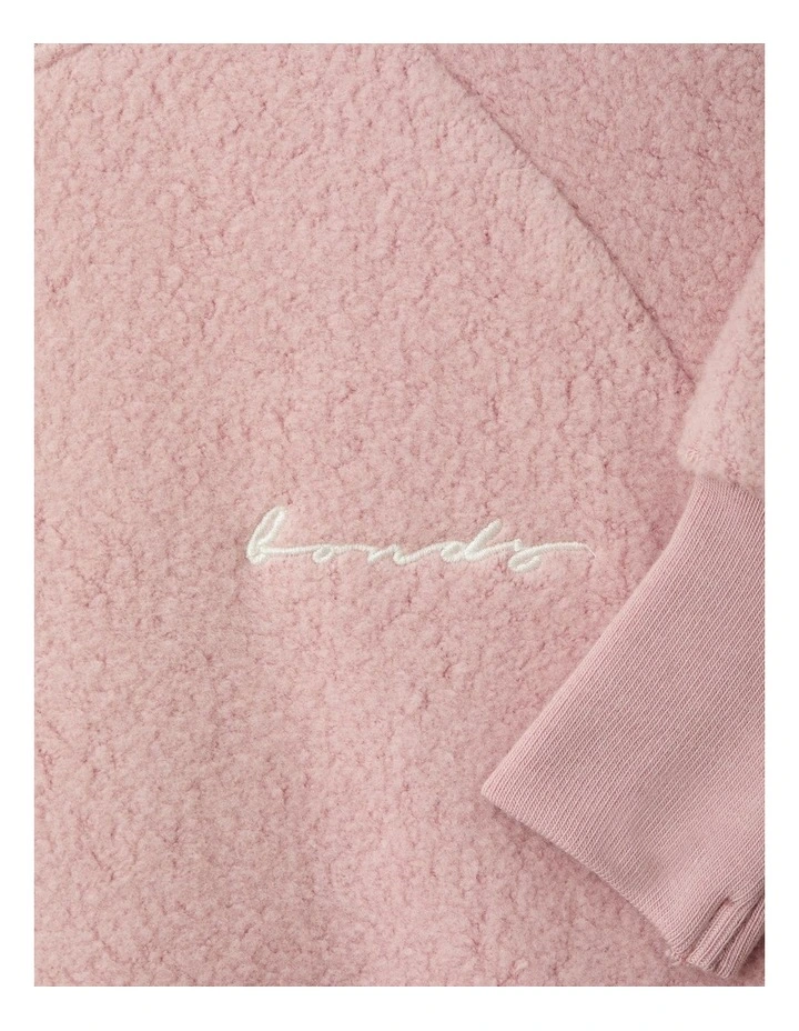 Wonderwarm Pullover Sweat Top in Pink image 3