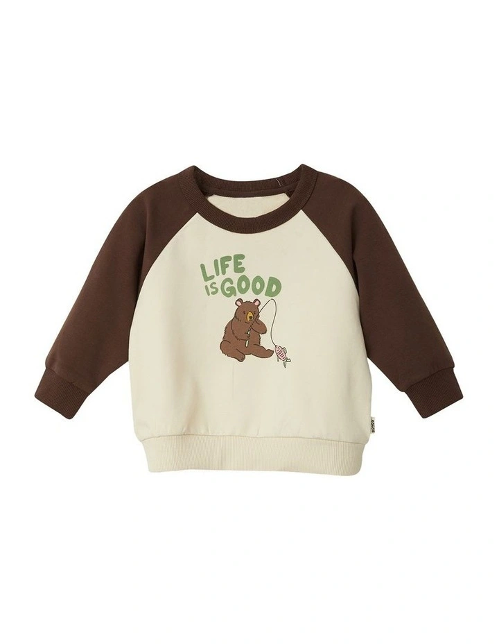 Soft Threads Pullover Jumper in Multi image 1