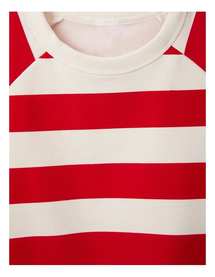 Soft Threads Pullover Jumper in Print Horizontal image 3