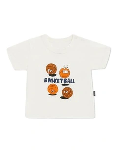 Ringer Tee in Bounce Club Vanilla