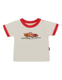 Roomies Ringer Tee in Print Zmh