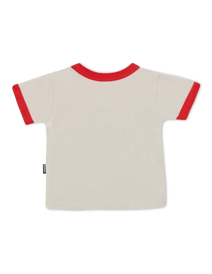 Roomies Ringer Tee in Print Zmh image 2