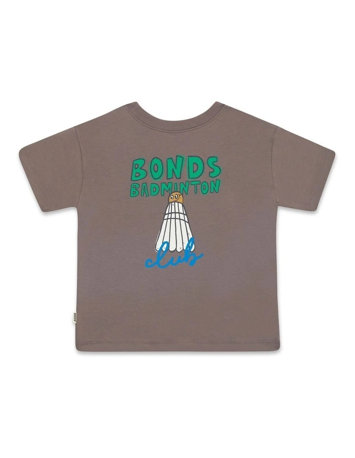 Kids Short Sleeve Crew Tee in Brown image 2