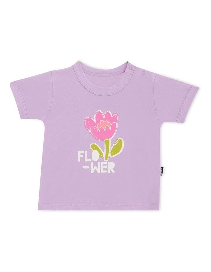 Baby Ringer Tee in Sunlit Petals image 1