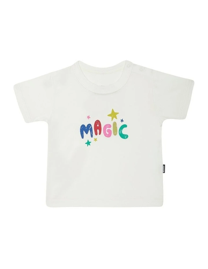 Baby Ringer Tee in Cream image 1