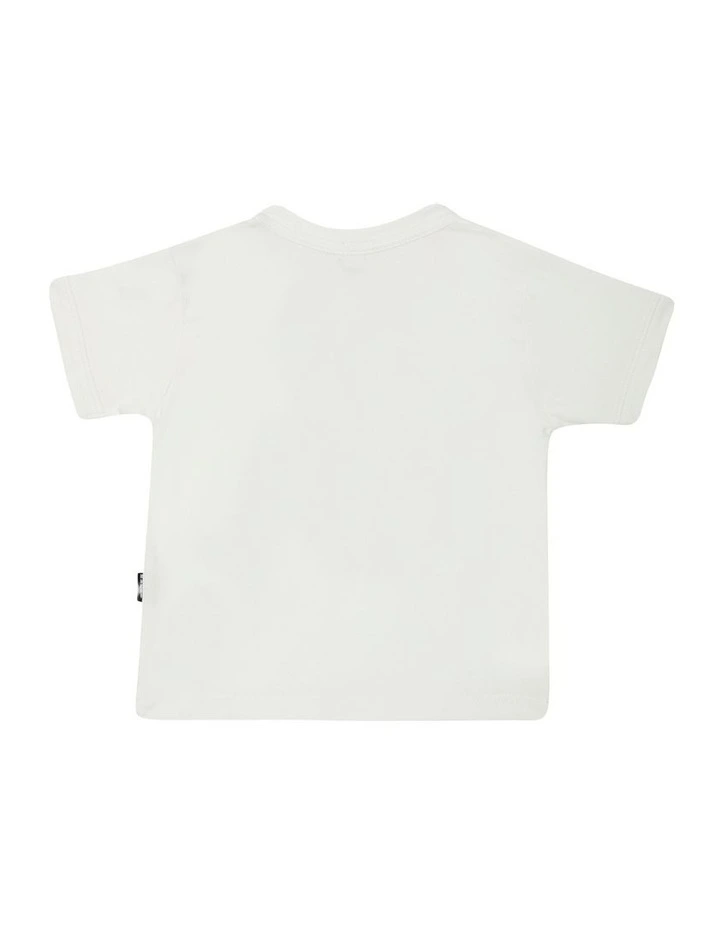 Baby Ringer Tee in Cream image 2