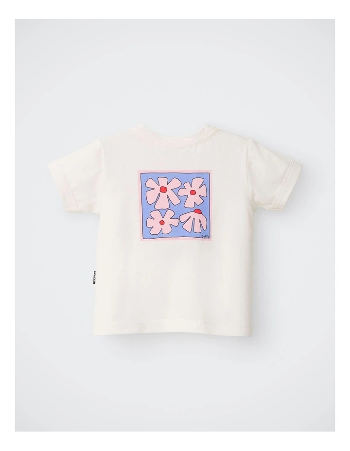 Baby Ringer Tee in Blossom Block image 2