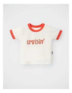 Baby Ringer Tee in Cruisin'
