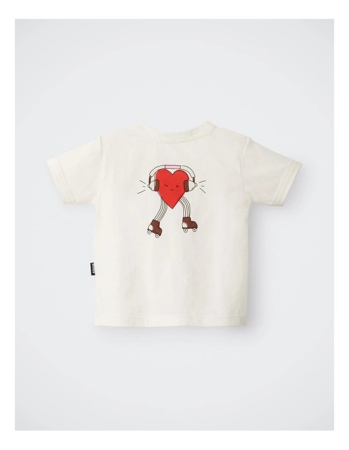 Baby Ringer Tee in Heart Beats image 2