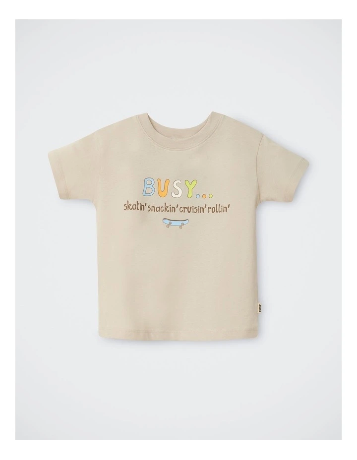 Kids Short Sleeve Crew Tee in Snackin' And Cruisin' image 1