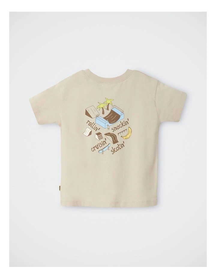 Kids Short Sleeve Crew Tee in Snackin' And Cruisin' image 2