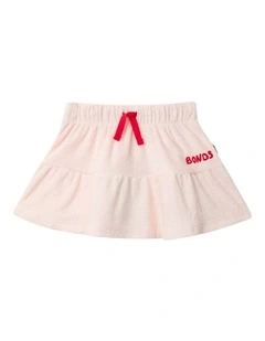 Kids Terry Towelling Skirt in Pinkie Pie