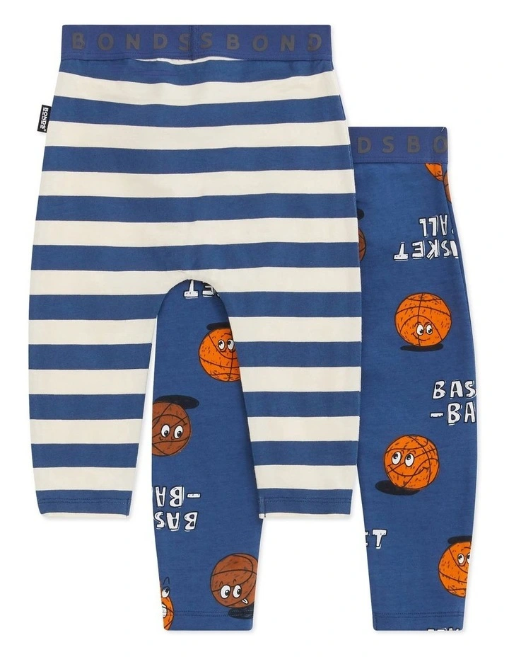 Roomies Legging 2 Pack in Blue image 2