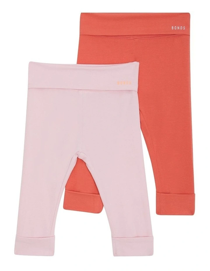 Baby Wondergrow Legging 2 Pack in Pink image 1