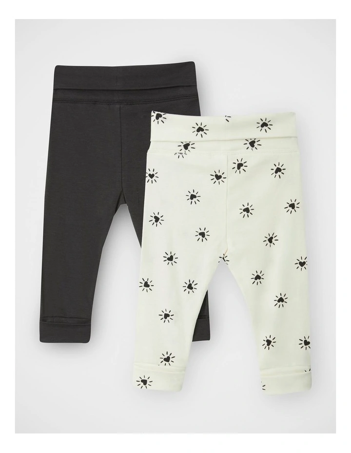 Baby Wondergrow Print Legging 2 Pack in image 1