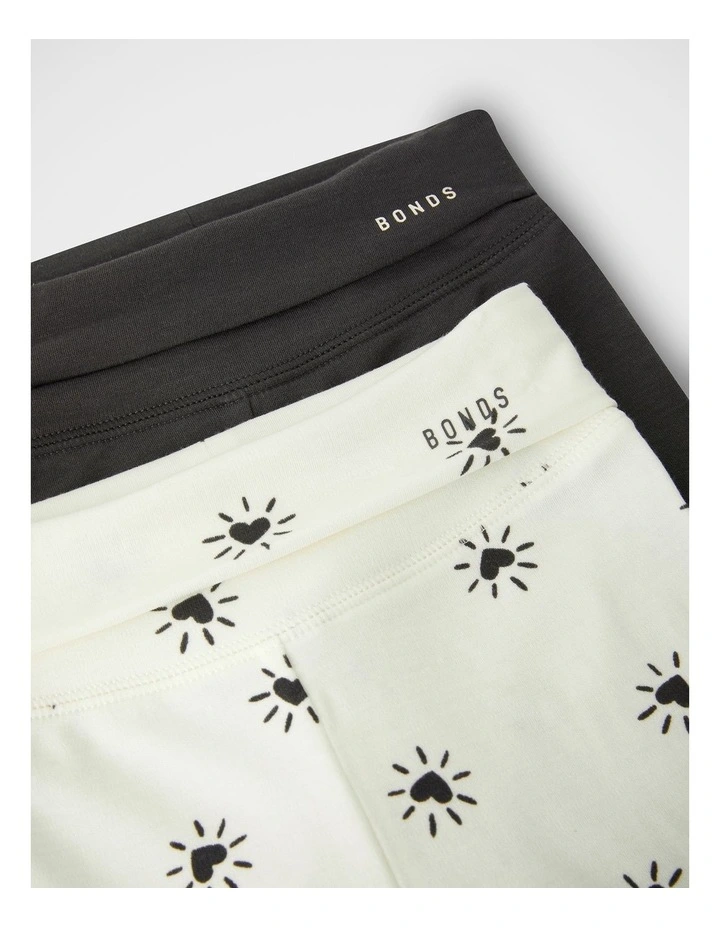 Baby Wondergrow Print Legging 2 Pack in image 2