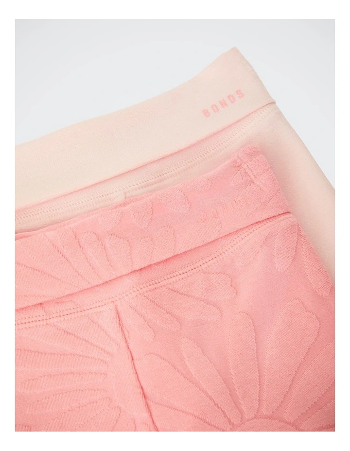 Baby Wondergrow Textured Legging 2 Pack in Daisy Dream / Plush Party image 3