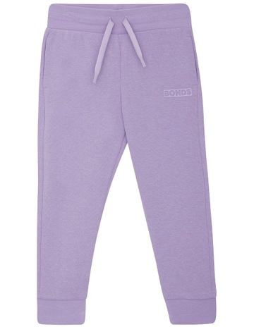 Kids Tech Sweats Trackie in Violet Rules