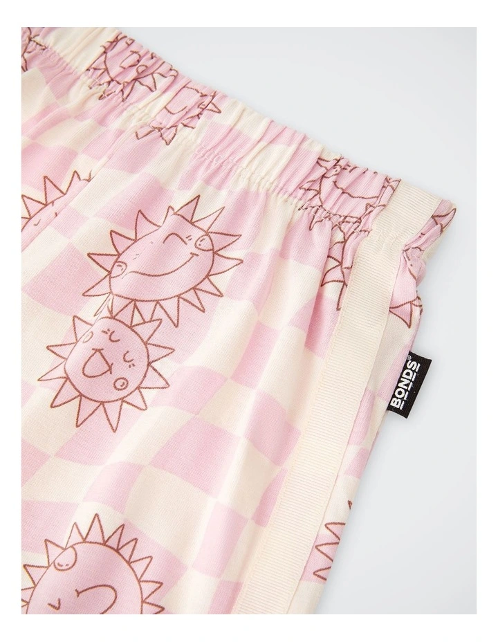 Baby Roomies Tape Wide Leg Pant in Check The Sun image 3