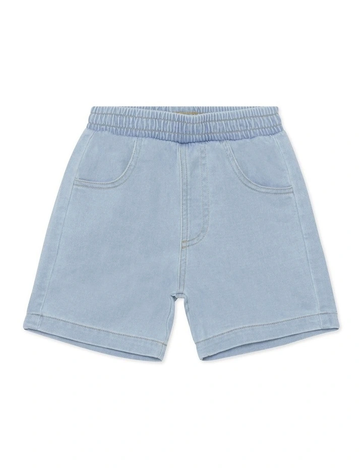 Denim Jort in Basic Summer Light Blue image 1