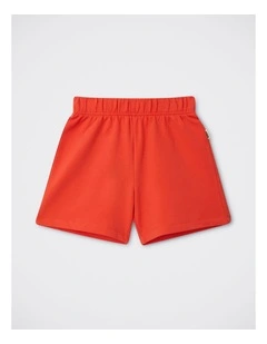 Kids Soft Threads Short in Red Zeppelin