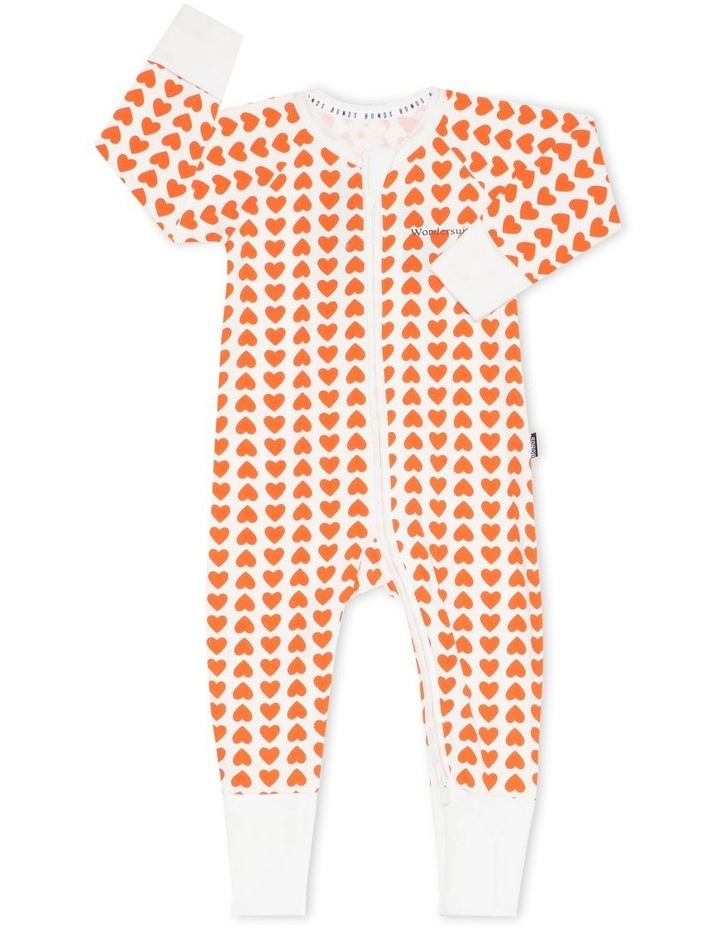 Zip Wondersuit in O3X Sweet Hearts Red