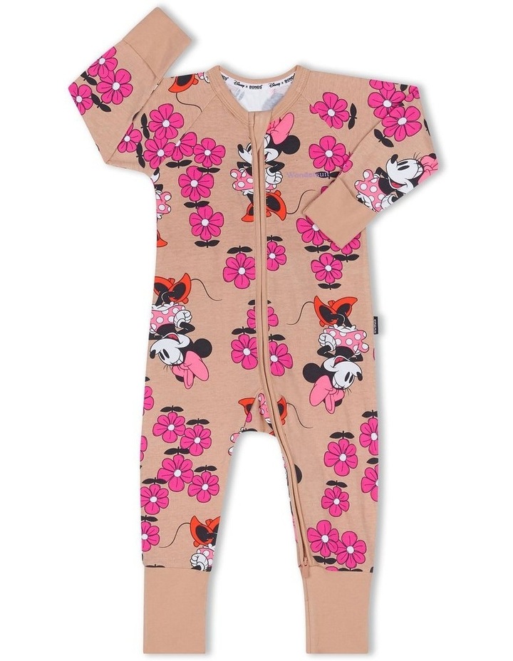 Baby Disney Zip Wondersuit in Minnies Garden Assorted