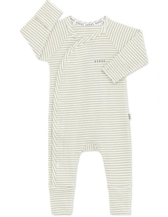 Baby Wide Needle Rib Coverall in Multi