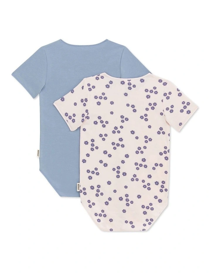 Baby Wonderbodies Bodysuit 2 Pack in Multi image 2