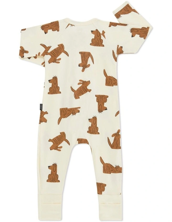 Zip Wondersuit in Brown image 2