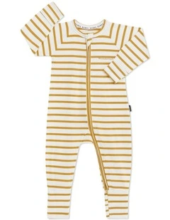 Zip Wondersuit in Stripe Marscapon