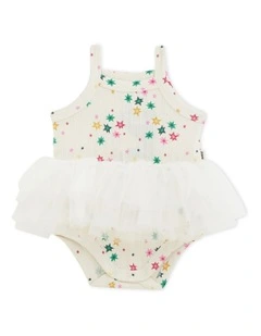 Pointelle Tutu Suit in Multi