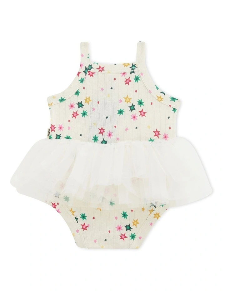 Pointelle Tutu Suit in Multi image 2