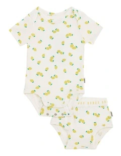 Baby Newbies Organic Cotton 2 Pack in Lemon Pop
