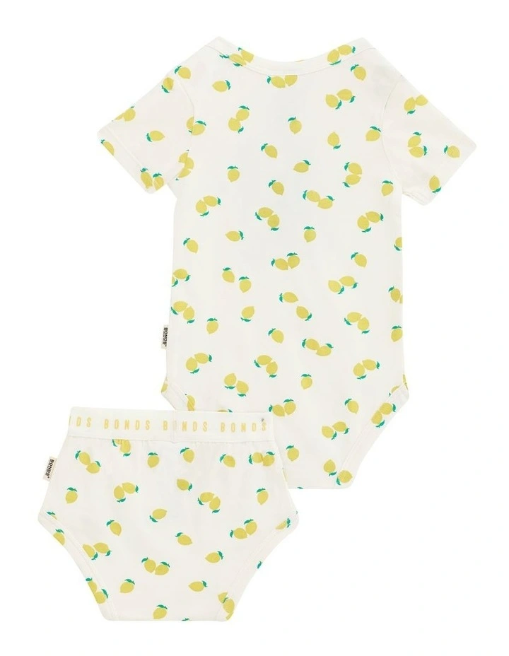 Baby Newbies Organic Cotton 2 Pack in Lemon Pop image 2