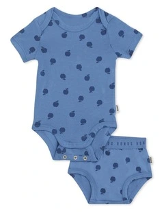 Newbies Organic Cotton 2 Pack in Blue