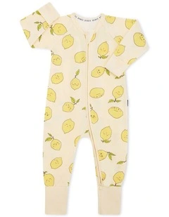 Baby Zip Wondersuit in Freshly Squeezed