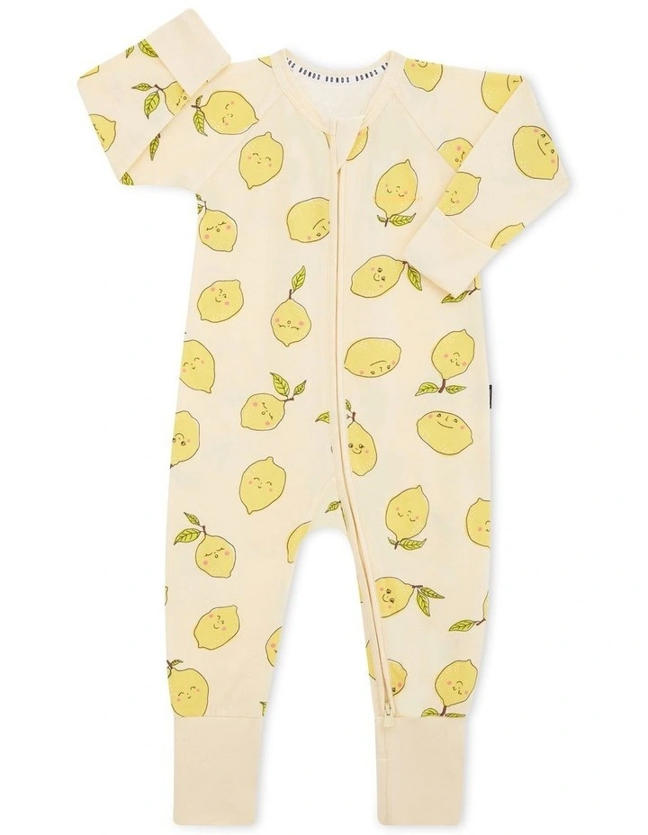 Baby Zip Wondersuit in Freshly Squeezed image 1
