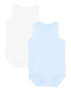Value Singletsuit of 2 Pack in Pk3_Blu