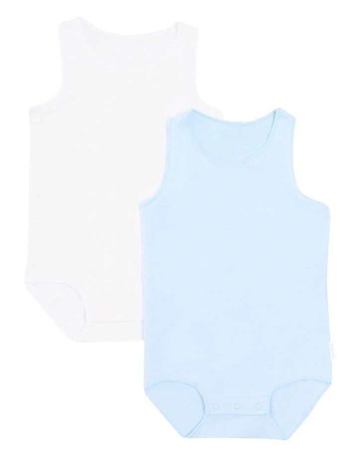 Value Singletsuit of 2 Pack in Pk3_Blu image 1