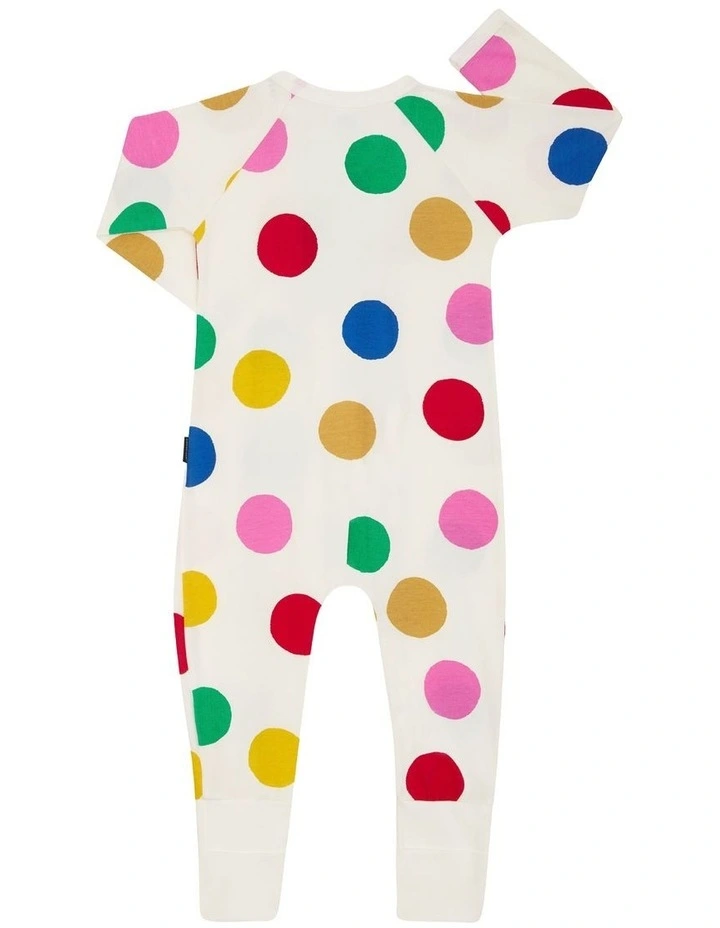 Zip Wondersuit in Rainbow Spots image 2