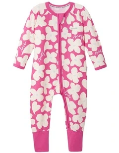 Baby Zip Wondersuit in Pink