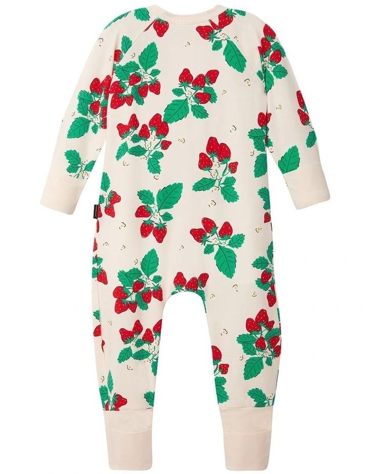 Baby Zip Wondersuit in Cream image 2